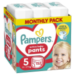 Sauskelnės-kelnaitės Pampers Pants 5 (11-17 kg), 152 vnt.
