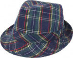 Skrybėlė vyrams Trilby Tartan