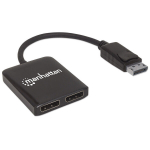 Skirstytuvas Manhattan DisplayPort (DP) 2 prievadų skirstytuvas (DP), 1x2 UHD 4K * 30 Hz su MST