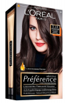 Ilgalaikiai plaukų dažai L'Oreal Paris Preference, 3.12 Dark Brown