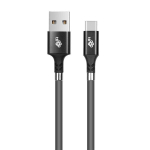 TB USB C laidas - USB magnetinis, pilkas