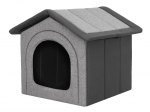 Hobbydog būda Graphite Ecolen+Graphite Oxford R6, 72x76 cm
