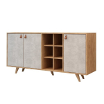 Komoda Kalune Design Prilika, pilka/ruda