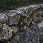 Mirksinti varveklių grandinė, "System24 EXTRA", 49 LED, baltas atspalvis, 3 * 0,4 m, IP44