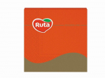 Servetėlės ruta 33х33 20l 3sl oranžinė