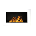 Pakabinamas įmontuojamas biožidinys Bioheat 650x400 TUV White Less