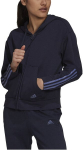 Džemperis moterims Adidas W Dk Fz Hoodie Blue H07805, mėlynas