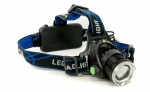 Galvos žibintas Tiross 10W 450 lm, įkraunamas, su fokusu