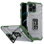 Hurtel Crystal Ring Case skirtas iPhone 13 Pro Max, žalias
