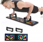 Atsispaudimų rankenos su pratimų lenta