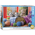 Dėlionė Eurographics, 6500-5500, Knittin` Kittens, 500 d.