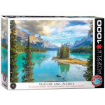 Dėlionė Eurographics, 6000-5430, Maligne Lake, Alberta, 1000 d.