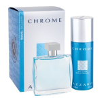 Rinkinys Azzaro Chrome: EDT vyrams 100 ml + dezodorantas 150 ml