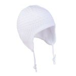 TuTu medvilninė kepurė pavasariui ir rudeniui, balta, 40/44 cm