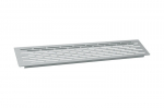 Ventiliacinės grotelės , 500 x 100 mm, nerūdijančio plieno efektas
