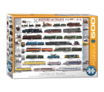 Dėlionė Eurographics, 6500-0251, History of Trains, 500 d.
