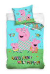 Patalynės komplektas Peppa Pig, 140x200+60x70, 2 dalių