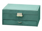 Papuo&scaron;alų dėžutė su raktu Elegance Box, Green