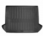 Guminis bagažinės kilimėlis VOLVO XC90 2002-2014, (5 seats) black /6037031