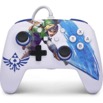 PowerA Nintendo Switch Enhanced Master Sword Attack Zelda Link, white - Nintendo Switch Controller