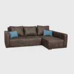 Kampinė sofa - lova Megan, pilkas marmuras