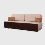 Sofa-lova "Ovalai" &Scaron;viesiai rudos spalvos derinys