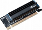 Akasa Akasa M.2 PCIe Adapter mit K&uuml;hler - schwarz