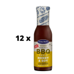 BBQ padažas Santa Maria, su medumi ir soja, 350 g x 12 vnt.