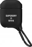SuperDry AirPods Cover Waterproof czarny |black 41692