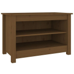 Suoliukas batams, medaus ruda, 70x38x45,5cm, pu&scaron;ies masyvas