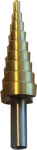 Pakopinis kūginis metalo grąžtas Hss Tin 6.0-38.0 mm