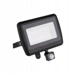 Led prožektorius su judesio davikliu 30w 2400lm 4000k juodas