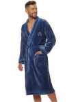 Chalatas vyrams L&L Luca Navy, mėlynas