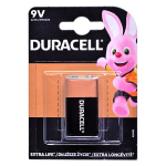 Duracell 9V &scaron;arminė baterija (6F22) 1 vnt.