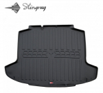 Guminis bagažinės kilimėlis SKODA Rapid 2012-2019 (liftback) black /6020111