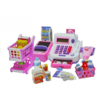 Žaislinis kasos aparatas su priedais Lean Toys