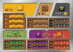 Stalo žaidimas Terraforming Mars: Dual Layer Playerboards (5 Vnt)