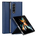 Dux Ducis Samsung Galaxy Z Fold4 Bril dėklas su atverčiamu piniginės formos laikikliu, tamsiai mėlynas