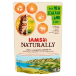 Konservuotas maistas katėms su ėriena Iams Naturally Adult, 85 g
