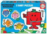 Dėlionės Educa Monsieur Madame, 5 vnt.