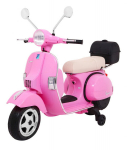 Vienvietis elektromobilis Vespa Scooter, rožinis