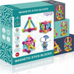 Magnetinių kaladėlių rinkinys Woopie Magnetic Big Blocks, 38vnt