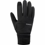 Dviratininkų pir&scaron;tinės Shimano Windbreak Thermal Juoda