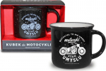 Kavos puodelis "hobby" motociklininkui, dovanų idėja