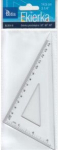 Stačiakampis liniuotė 14.5cm Tetis Bl004-b