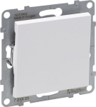 Legrand Suno vieno klavi&scaron;o jungiklis, baltas