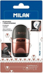 Kapsulinis trintukas-drožtukas Milan Capsule Cooper, juodas
