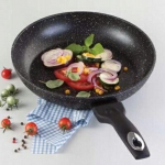 Tiross Stone keptuvė 26 cm su nepridegančia marmurine danga