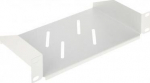 RACK Standard fiksuota 1U 10" 150 mm pilka StalFlex lentynėlė