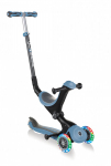 Paspirtukas Globber Go Up Deluxe Lights, pilkai mėlynas